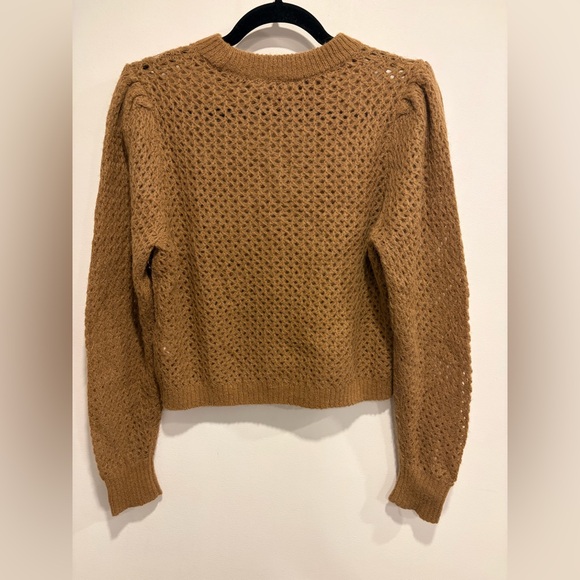 Wilfred (Aritzia) Open Knit Crop Alpaca Blend Sweater – Medium - Picture 6 of 10